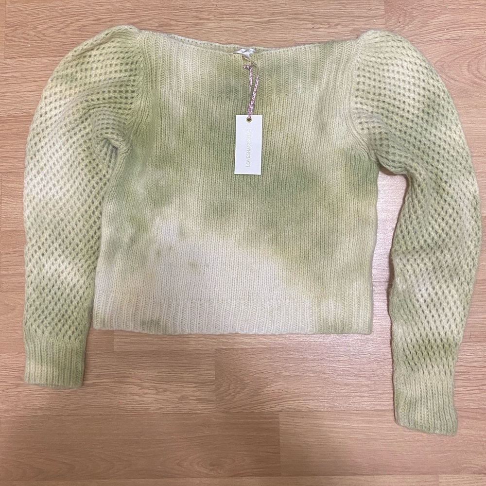 LoveShackFancy - Women’s Rosie Pullover Sweater - Green